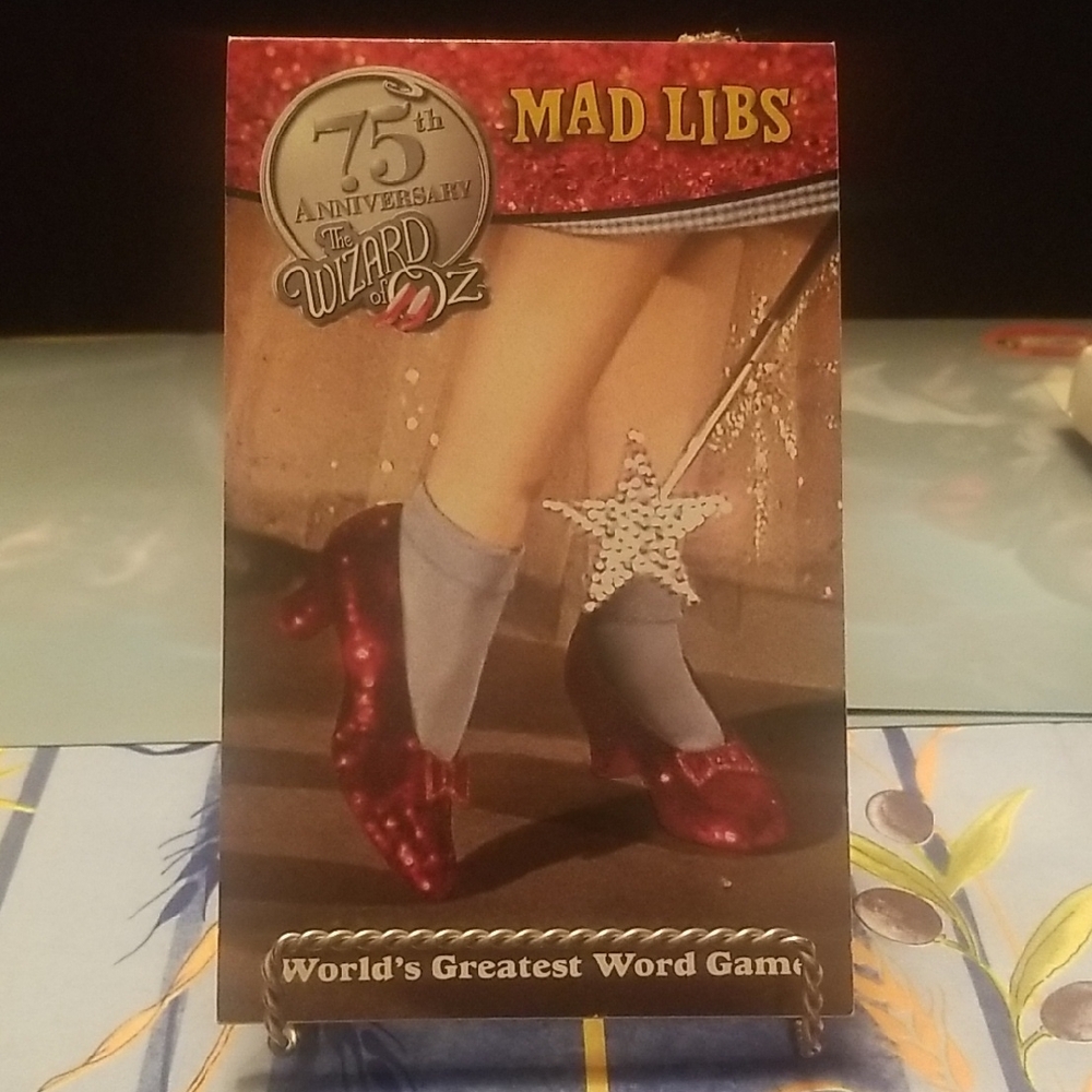 3/$20  Wizard of Oz 75th Anniversary Mad Libs Book